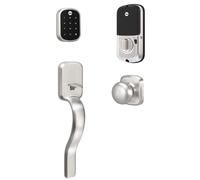 Yale Assure Lock SL - cran tactile sans cl avec poigne Ridgefield en nickel satin