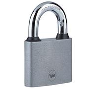 Yale cadenas en fer corps 50 mm 3 clés mécanisme à clé anse trempée sécurité standard intérieur casiers portes et abris casiers armoires boîtes à outils