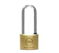 YALE Cadenas en Laiton Y1130030080X avec Arc Long de 30 mm, avec 2 clés fournies