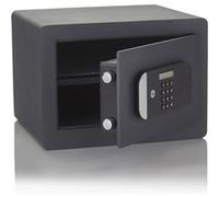 YALE Coffre-fort haute sécurité a serrure électronique (Certifié SKG), format domestique H.25 x l.35 x P.30 cm (18,6 L) Noir G