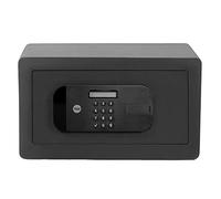Yale Coffre-Fort Motorisé à Empreinte Digitale YSFB/200/EB1 Format Ordinateur Portable 26,9 L Noir Accès Doigt Code PIN ou Clé Porte Découpée au Laser Éclairage Intérieur Fixation Mur/Sol