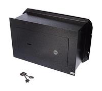 Yale Coffre-Fort Mural YWV/230/KB1 Sécurité Standard Serrure à Clé Double Panneton Corps en Acier avec Pênes de Verrouillage 16 mm Intérieur Tapis Dimensions 230x360x150 mm