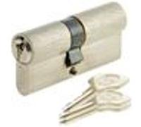 Yale Cylindre de serrure YC500+ 35x35 mm pour porte d'entrée – 5 goupilles, 3 clés – Nickelé