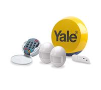 Yale HSA Essentials Kit d'alarme 5 pièces, Auto-surveillé, sans Fil, capteurs de Mouvement PIR, sirène extérieure, Clavier sans Fil, sans Frais de Surveillance
