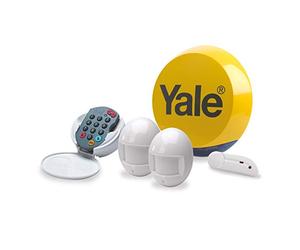 Yale HSA Essentials Kit d'alarme 5 pièces, Auto-surveillé, sans Fil, capteurs de Mouvement PIR, sirène extérieure, Clavier sans Fil, sans Frais de Surveillance