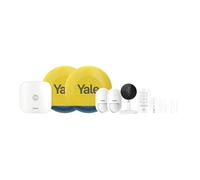 Yale Kit d'alarme intelligente de qualité supérieure - 10 pièces [aucun abonnement requis] - Arm, partiellement - Désarmer - Contrôle 4 zones de sécurité - Alertes en temps réel - Compatible avec