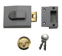 Yale Locks 81 Rollerbolt Verrou 60mm Appui Tête Dmg Finir Boite YAL81DMGPB