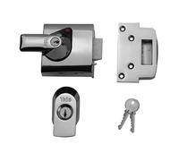 Yale Locks BS1 Verrou Standard Britannique 60mm Appui Tête Finition Chromée Visi