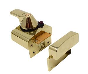Yale Locks BS2 Visi Brasslux Verrou de sûreté conforme aux normes britanniques 40 mm