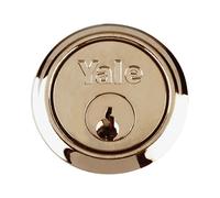 Yale Locks - P1109 Cylindre de remplacement et 4 clés en finition laiton poli