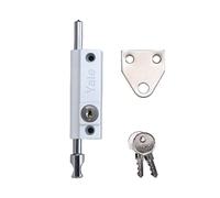 Yale Locks - P124 Verrou à Pousser Fini Blanc