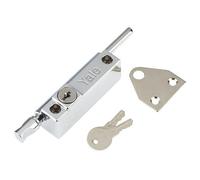 Yale Locks P124 Verrou De Porte À Pousser Finition Chrome Poli Visi YALP124CH