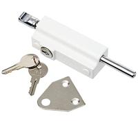 Yale Locks P124WE Verrou poussoir Visi Blanc (Import Grande Bretagne)