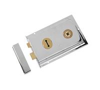 Yale Locks P334 Serrure de Jante Finition chromée 156 x 104 mm Visi Pack