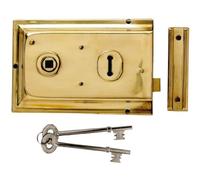 Yale Locks P334 Serrure en applique Laiton Visi 156 x 104 mm (Import Grande Bretagne)