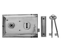 Yale Locks P334 Serrure de Jante Finition chromée 156 x 104 mm Visi Pack