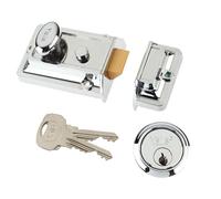 Yale Locks - P77 Serrure de Nuit Traditionnelle 60mm Chromée