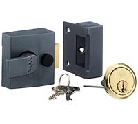 Yale Locks P85 Visi DMG Verrou de sûreté avec pêne Dormant Finition Laiton Cylindre 40 mm