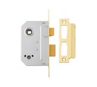 Yale Locks PM236 Salle de Bain 2 Levier Sashlock Laiton Poli 67mm 2.5in
