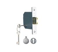 Yale Locks PM562 Haute Sécurité BS 5 Levier Mortaise Deadlock 81mm 3in Poli Chro