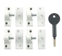 Yale Locks - Serrure économique pour fenêtre finition blanche paquet de 4