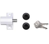 Yale Locks - Verrou de porte de terrasse P114 Fini blanc Visi-pack