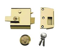 Yale Locks P1 Visi Brasslux Verrou de sûreté double entrée 60 mm