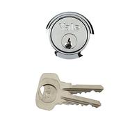 Yale P-6KP1109-CH Cylindre de Jante de Rechange, Convient pour Portes de 38 à 57 mm, 6 clés fournies, Finition chromée, Visi Packed