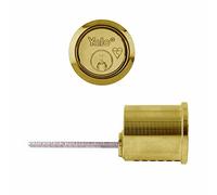 Yale P-X52KP-PB Replacement Rim Cylinder, Suitable for 38-57 mm Doors, High Security, 2 Keys Provided, Polished Brass Finish, Boxed