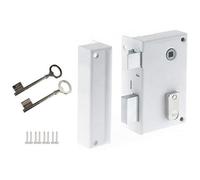 Yale Serrure en applique YAV37G verticale à fouillot 2 clés gauche pour grille et portail