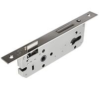 Yale Serrure de Porte en Bois Y52X00400S2 Nickel satiné, Bords carrés, entrée 40 mm
