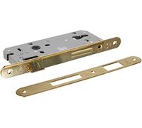 Yale Serrure de Porte en Bois Y52X1045 Laiton Poli, Bords Ronds, entrée 45mm