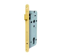 Yale Serrure de Porte en Bois Y52X1060 Laiton Poli, Bords Ronds, entrée 60mm