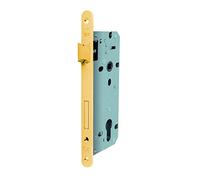 Yale Serrure de Porte en Bois Y52X1070 Laiton Poli, Bords Ronds, entrée 70mm