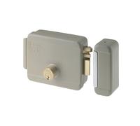Yale Serrure électrique à appliquer pour portails Y6800070105 Droite, Acier galvanisé, entrée 70 mm