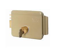 Yale Serrure électrique à appliquer pour portails Y68000702 Main Gauche, Acier Peint, entrée 70 mm, Basse Tension