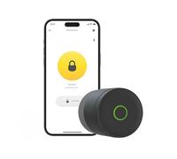 Yale Serrure Electronique Connectée Linus L2 Lite - Noir - 05/109100/MB - Accès sans clé - Installation facile - Compatible Matter | Clés numériques - Activité en temps réel - App Yale Home