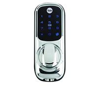 Yale Smart Living YD-01-CON-NOMOD-CH Keyless Connected Ready Smart Door Lock,Touch Keypad, Pin Code Access Lock, Thumbturn Operation, Nightlatch, Chrome Colour, Works With Alexa