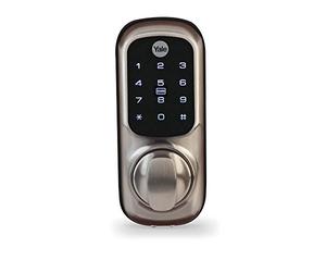 Yale Smart Living Yd-01-Con-Nomod-Sn Sans onnecté Ready Smart Verrou de Porte en Nickel Satiné