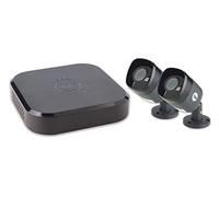 Yale SV-4C-2ABFX - Système de Vidéosurveillance Connecté 4 Canaux 2 Caméras HD 1080P H.264+ pour Extérieur (IP67), Vision nocturne, Disque Dur 1 To