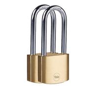 Yale Y110B/30/127/2 - Cadenas de sécurité standard en laiton de 30 mm antivol casier vestiaire boîte à outils