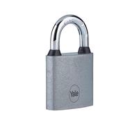 YALE Y111S/38/121/1 Cadenas avec anse en fonte, blister argenté