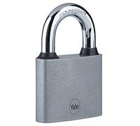 Yale - Y111S/38/121/1 Cadenas en Fer 38 mm - Argent - Anse en Acier trempé - Utilisation en intérieur