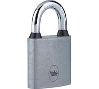 YALE Y111S/50/125/1 Cadenas avec anse en fonte, blister argenté