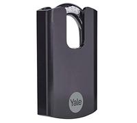 Yale Y113BL/90/119/1 - cadenas rideau en acier inoxydable corps 62×94 mm anse protégée Ø11 mm 3 clés mécanisme nse trempée double verrouillage anti-corrosion sécurité maximale conforme EN 12320