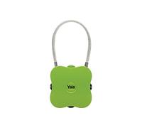 Yale Y150B/22/120/1 - cadenas à combinaison anse Ø3 mm code réinitialisable sans clé sécurité standard bagages pour bagages valises sac de voyage antivol casier vestiaire