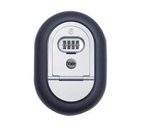Boîte à clés sécurisée à code programmable 4 chiffres - YALE - Y500 - Résistant aux intempéries et aux effractions - Gris/Noir