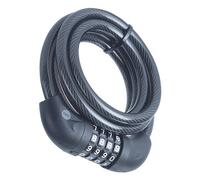 Yale Antivol à câble YCC0/10/180/2 Sécurité essentielle Acier tressé 4 chiffres Support vélo