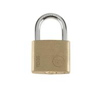 Yale YE1/35/120/1 - Cadenas Laiton Massif 30 mm, 3 Clés - Pour Casier Scolaire Ecole, Vestiaire de Sport, Boîte à Outils, Armoire