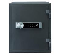 Yale YFM/420/FG2 - Coffre-Fort Ignifuge à Serrure Electronique Tactile 1 Milliard Combinaisons (Certifié Anti Feu NT Fire 017), A Poser | Format Bureau 42 x 35 x 43 cm (25,3L), Anthracite